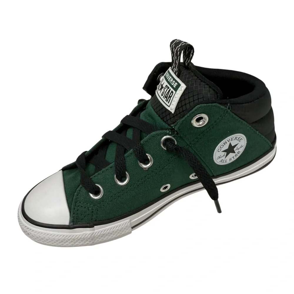 Converse CTAS Axel Mid Size youth 2 Sneakers Shoes green black New